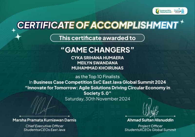 Finalist of SxC Global Summit 2024